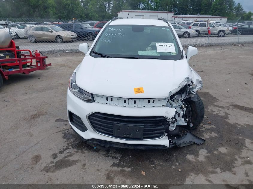 2019 Chevrolet Trax Lt VIN: 3GNCJLSB6KL403942 Lot: 39584123