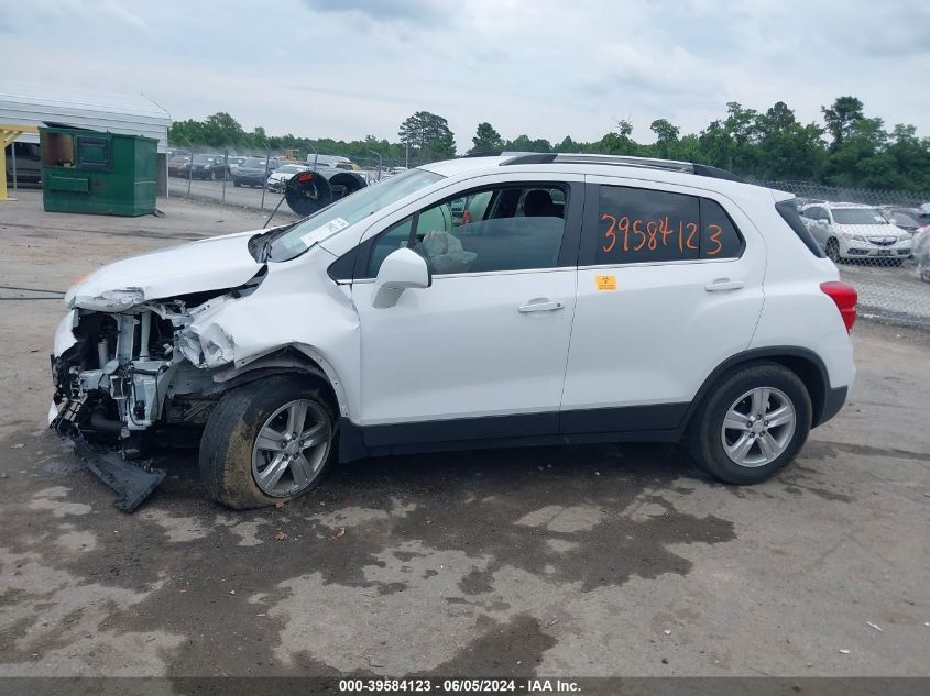 2019 Chevrolet Trax Lt VIN: 3GNCJLSB6KL403942 Lot: 39584123