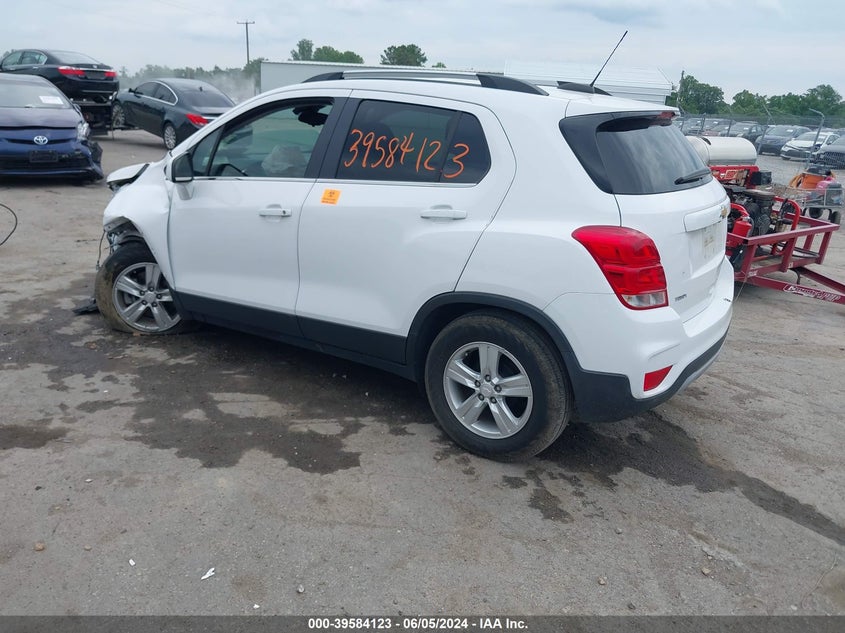 VIN 3GNCJLSB6KL403942 2019 CHEVROLET TRAX LT