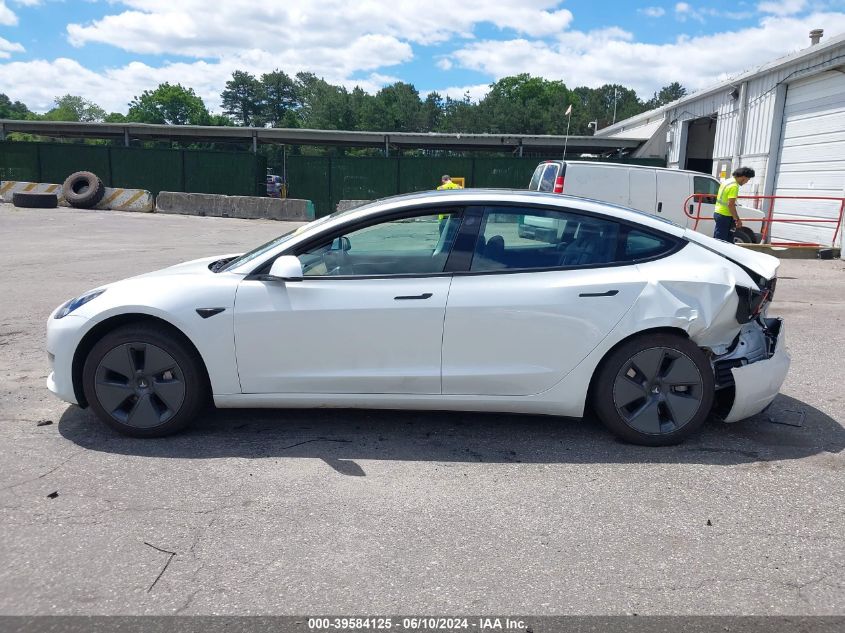 2023 Tesla Model 3 Rear-Wheel Drive VIN: 5YJ3E1EA3PF384695 Lot: 39584125