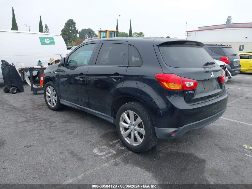 2013 Mitsubishi Outlander Sport Es VIN: 4A4AP3AU7DE015129 Lot: 39584129