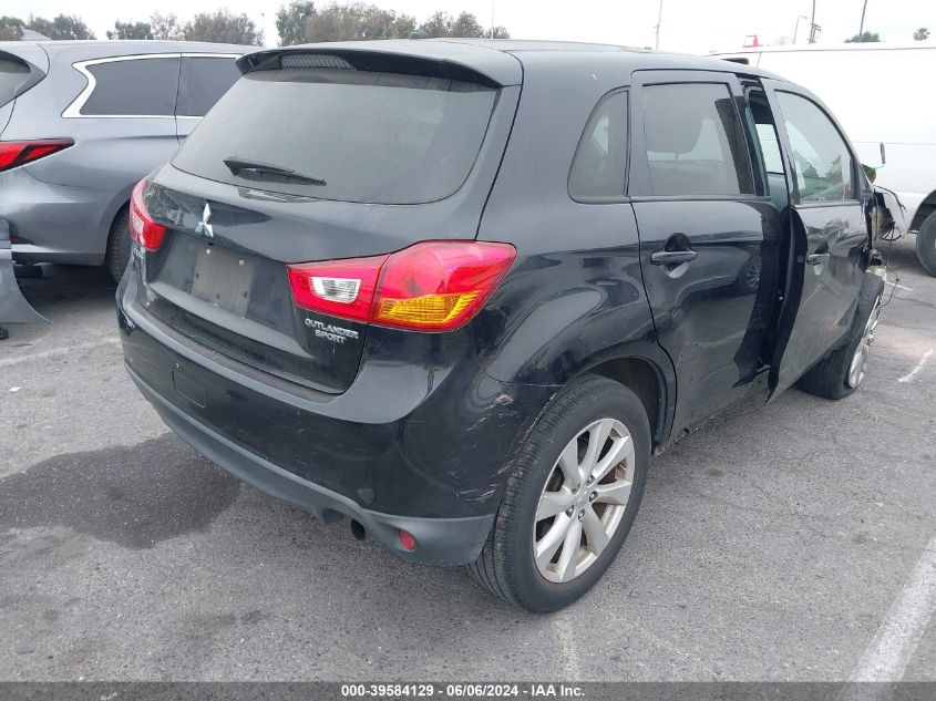 2013 Mitsubishi Outlander Sport Es VIN: 4A4AP3AU7DE015129 Lot: 39584129