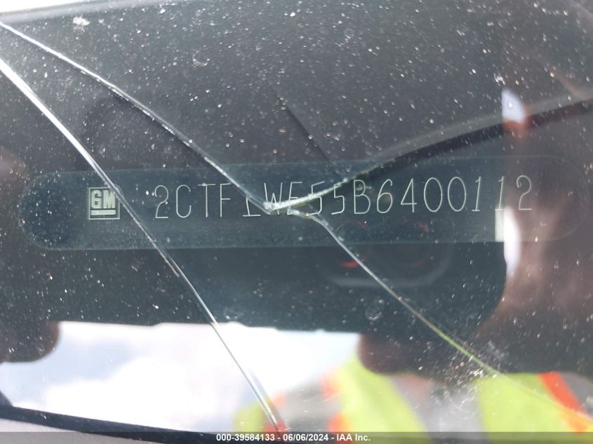 2011 GMC Terrain Slt-2 VIN: 2CTFLWE55B6400112 Lot: 39584133