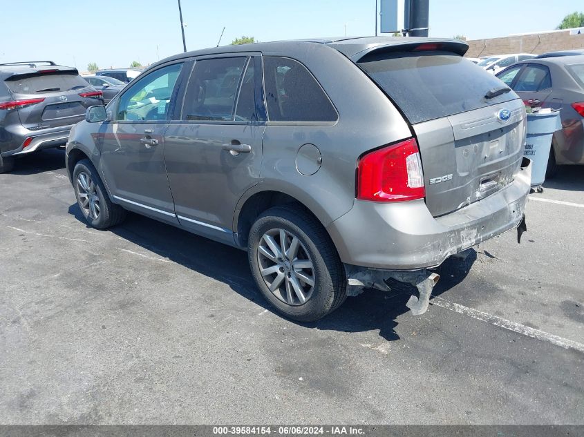 2013 Ford Edge Sel VIN: 2FMDK3JC8DBB17864 Lot: 39584154