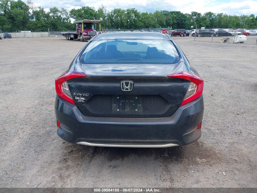 2020 Honda Civic Lx VIN: 19XFC2F69LE022843 Lot: 39584185