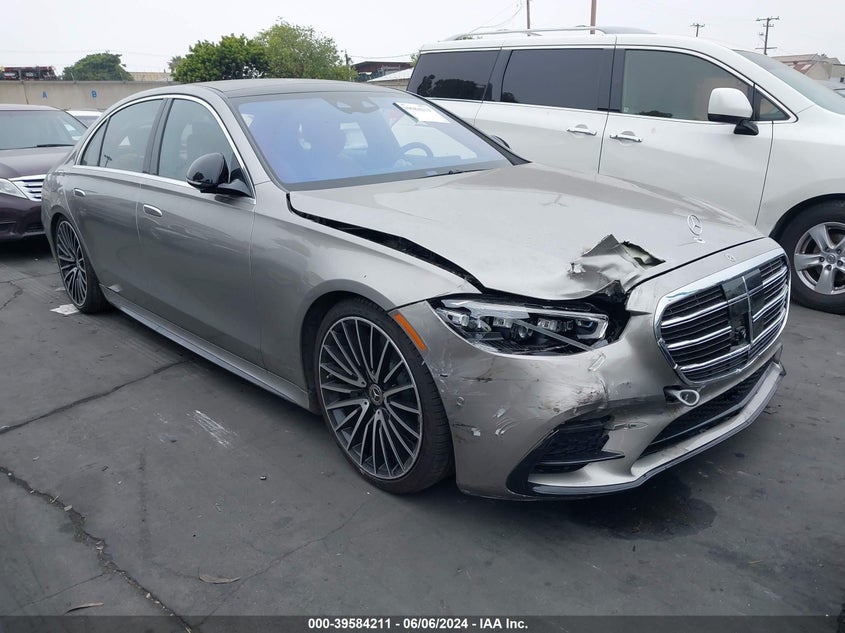 2022 Mercedes-Benz S 500 4Matic VIN: W1K6G6DB0NA132798 Lot: 39584211
