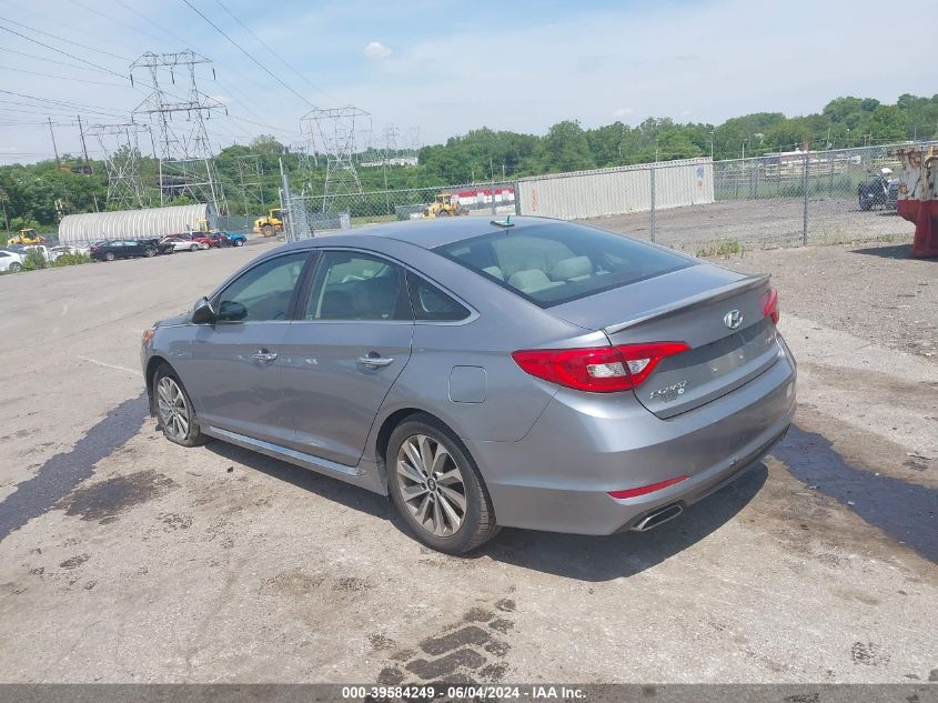 5NPE34AF4FH137302 | 2015 HYUNDAI SONATA