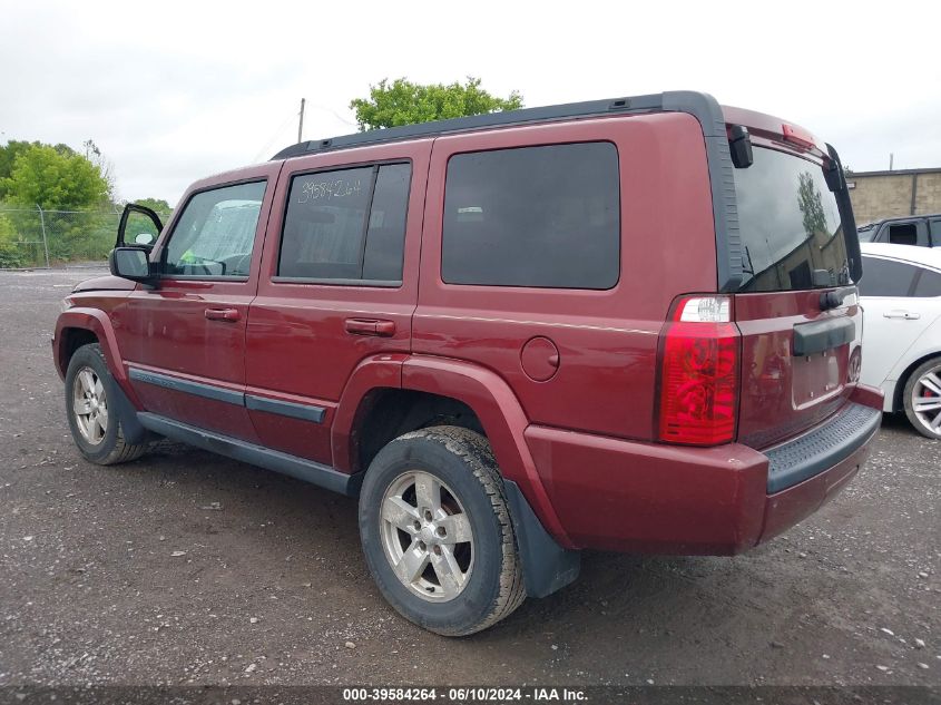 2007 Jeep Commander Sport VIN: 1J8HG48K17C647651 Lot: 39584264