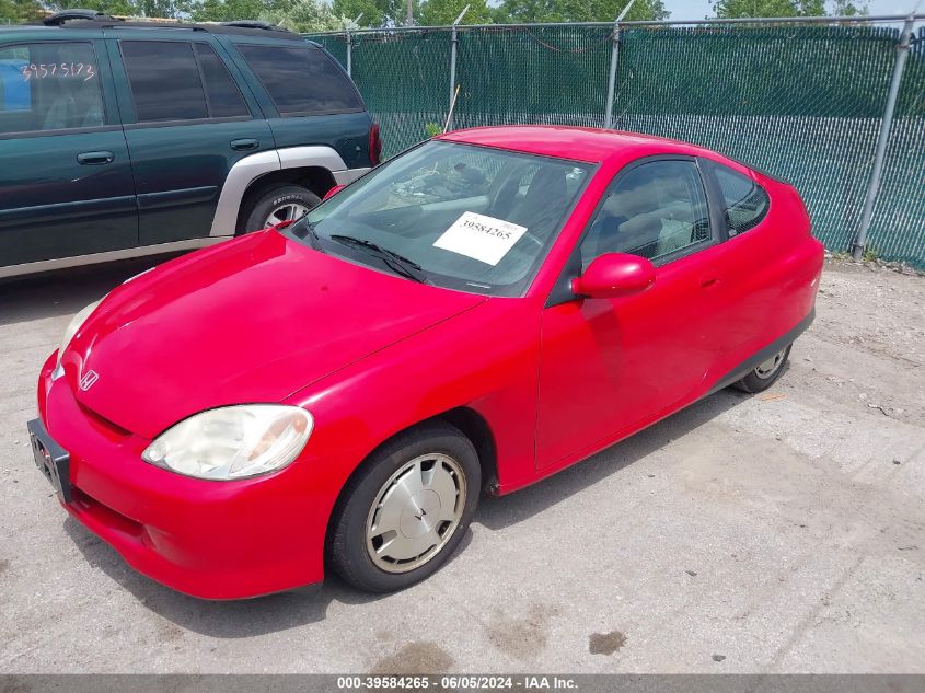 2000 Honda Insight VIN: JHMZE1375YT004917 Lot: 39584265