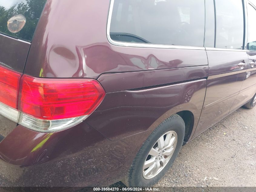 2009 Honda Odyssey Ex-L VIN: 5FNRL38749B008778 Lot: 39584270