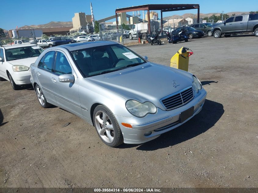 2004 Mercedes-Benz C 230 230K Sport Sedan VIN: WDBRF40J64A622560 Lot: 39584314