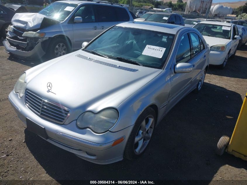 2004 Mercedes-Benz C 230 230K Sport Sedan VIN: WDBRF40J64A622560 Lot: 39584314