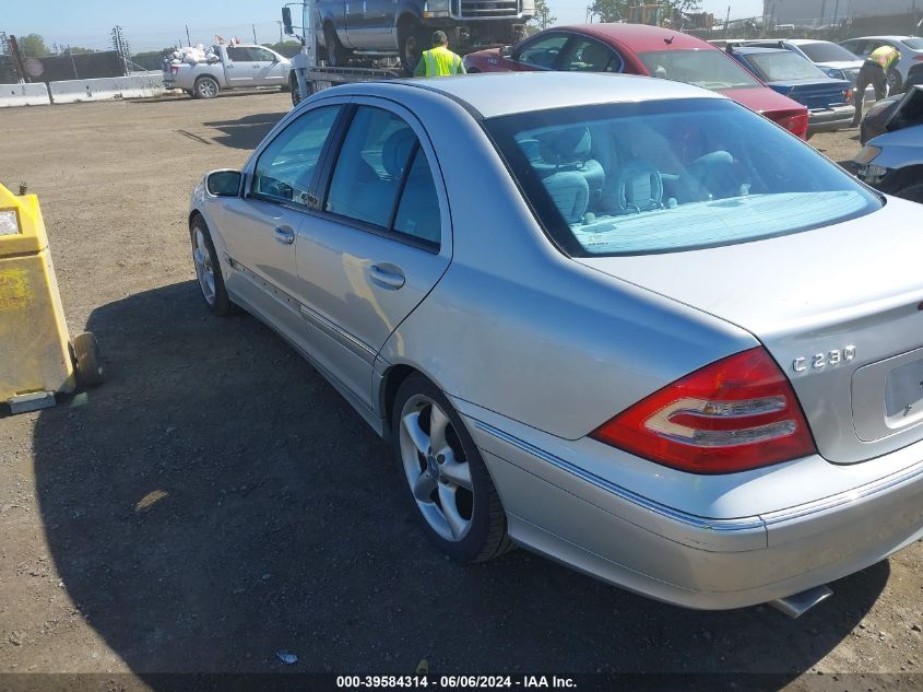 2004 Mercedes-Benz C 230 230K Sport Sedan VIN: WDBRF40J64A622560 Lot: 39584314