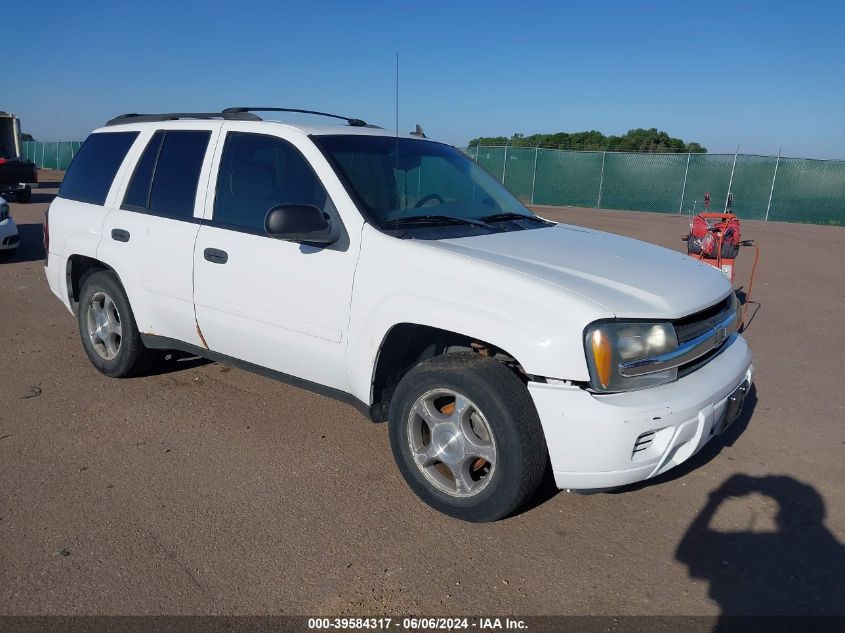 2007 Chevrolet Trailblazer Ls VIN: 1GNDT13SX72281242 Lot: 39584317