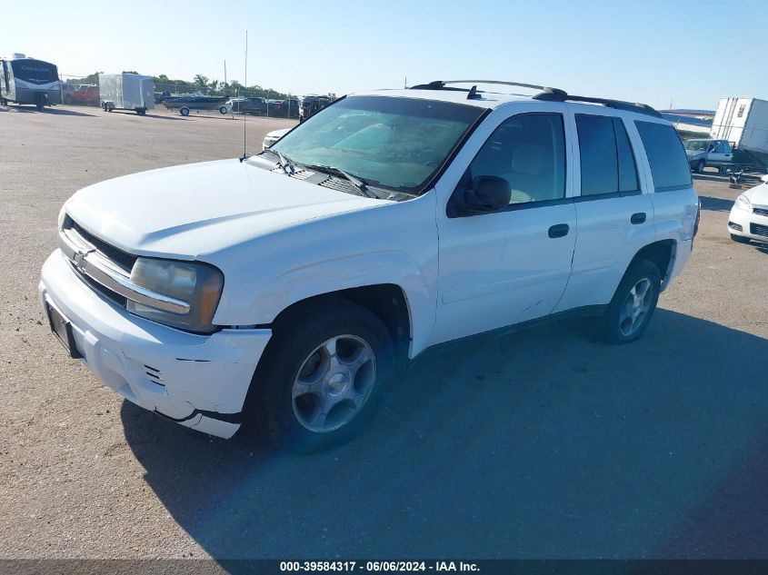 2007 Chevrolet Trailblazer Ls VIN: 1GNDT13SX72281242 Lot: 39584317