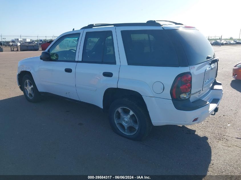 2007 Chevrolet Trailblazer Ls VIN: 1GNDT13SX72281242 Lot: 39584317