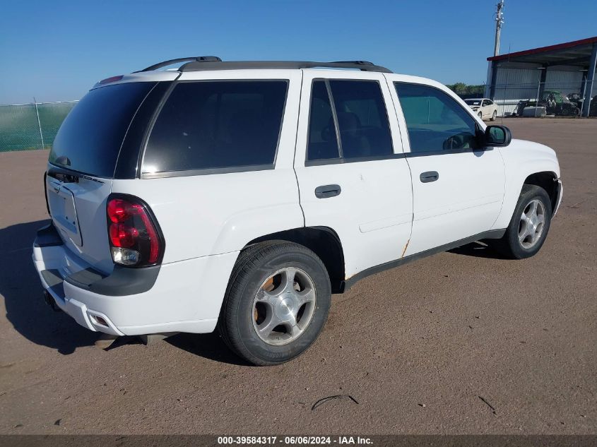 2007 Chevrolet Trailblazer Ls VIN: 1GNDT13SX72281242 Lot: 39584317