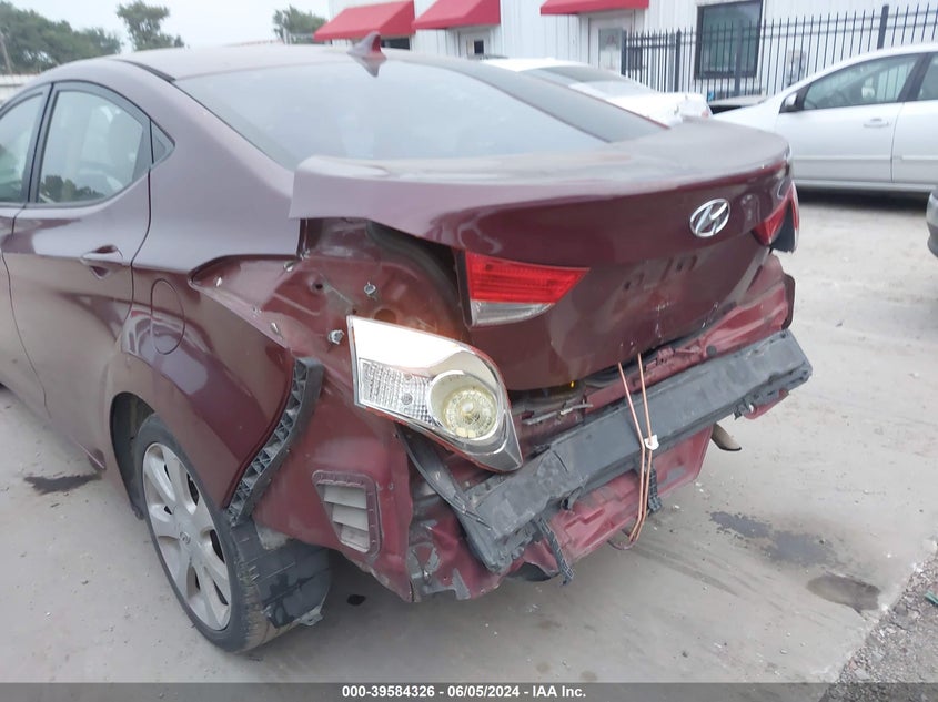 2012 Hyundai Elantra Limited (Ulsan Plant) VIN: KMHDH4AE9CU242175 Lot: 39584326