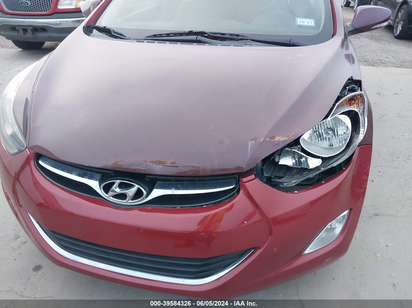 2012 Hyundai Elantra Limited (Ulsan Plant) VIN: KMHDH4AE9CU242175 Lot: 39584326