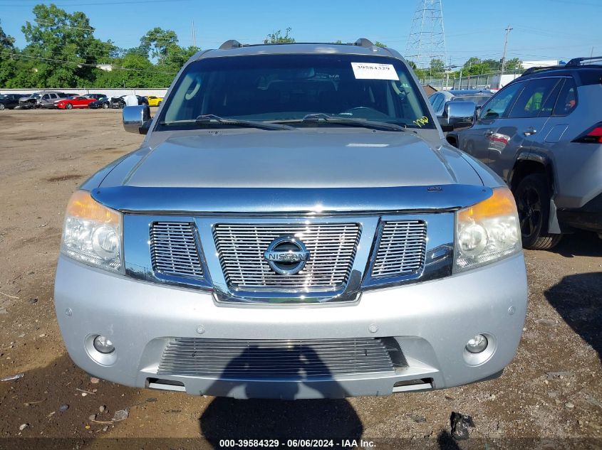 2009 Nissan Armada Se/Le VIN: 5N1BA08D49N605874 Lot: 39584329