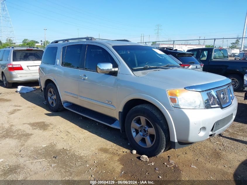 2009 Nissan Armada Se/Le VIN: 5N1BA08D49N605874 Lot: 39584329