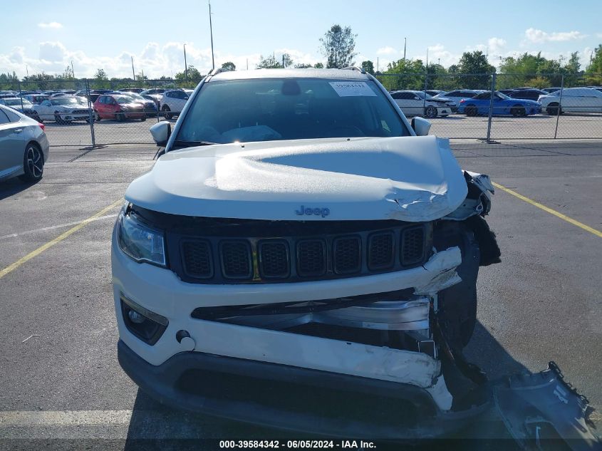 2021 Jeep Compass Latitude Fwd VIN: 3C4NJCBB2MT505159 Lot: 39584342