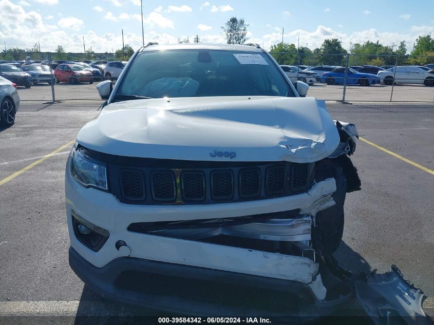 2021 Jeep Compass Latitude Fwd VIN: 3C4NJCBB2MT505159 Lot: 39584342