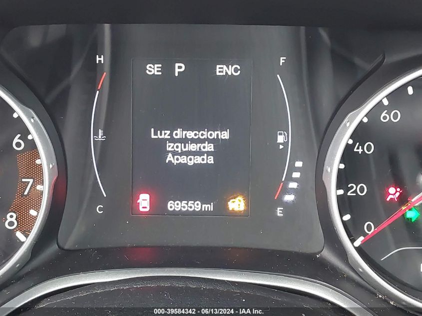 2021 Jeep Compass Latitude Fwd VIN: 3C4NJCBB2MT505159 Lot: 39584342