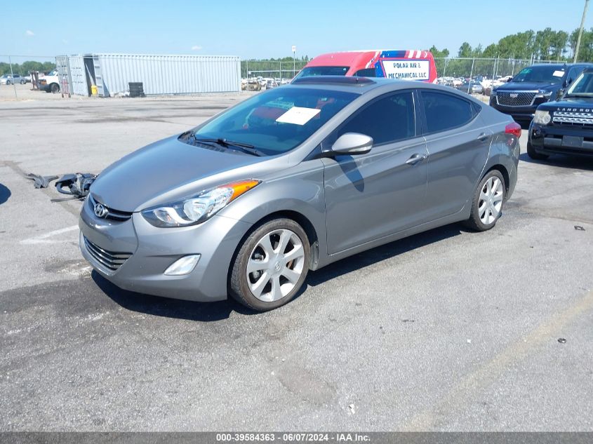 2013 Hyundai Elantra Limited VIN: 5NPDH4AE9DH429304 Lot: 39584363