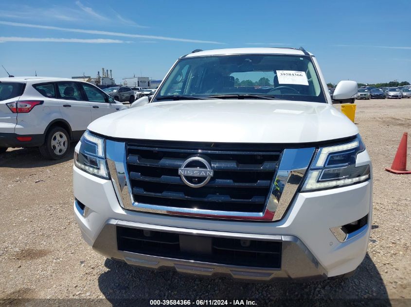 2022 Nissan Armada Sl 2Wd VIN: JN8AY2BA8N9393770 Lot: 39584366