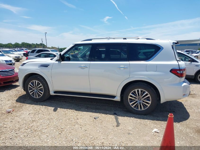 2022 Nissan Armada Sl 2Wd VIN: JN8AY2BA8N9393770 Lot: 39584366