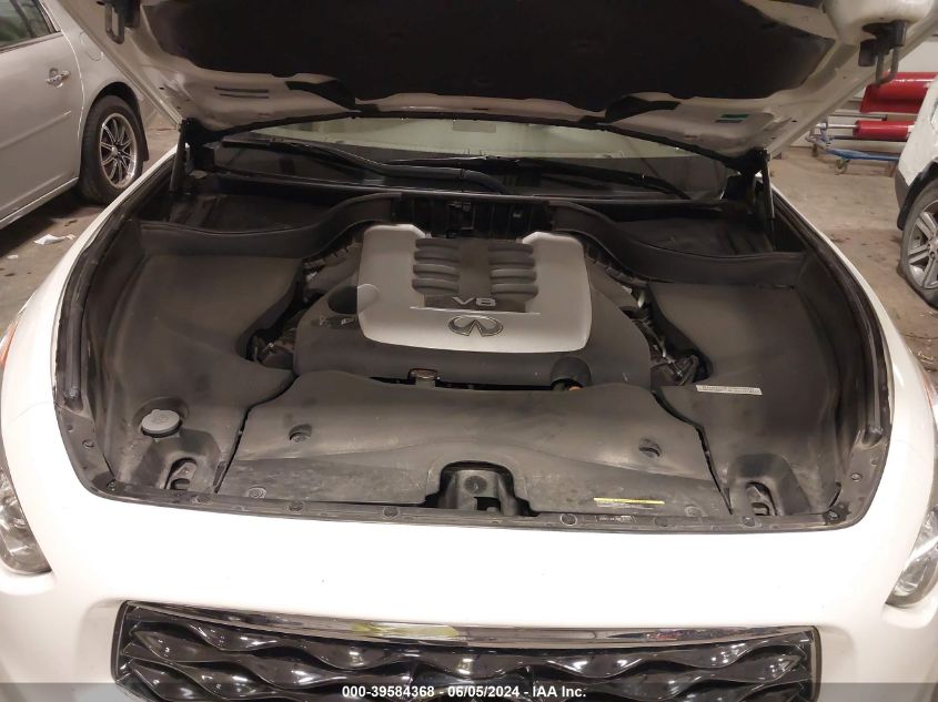 2011 Infiniti Fx50 VIN: JN8BS1MW1BM760283 Lot: 39584368