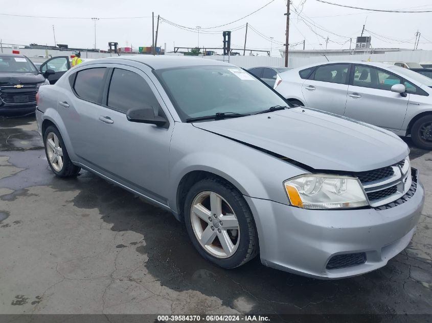 2013 Dodge Avenger Se VIN: 1C3CDZAB2DN665260 Lot: 39584370