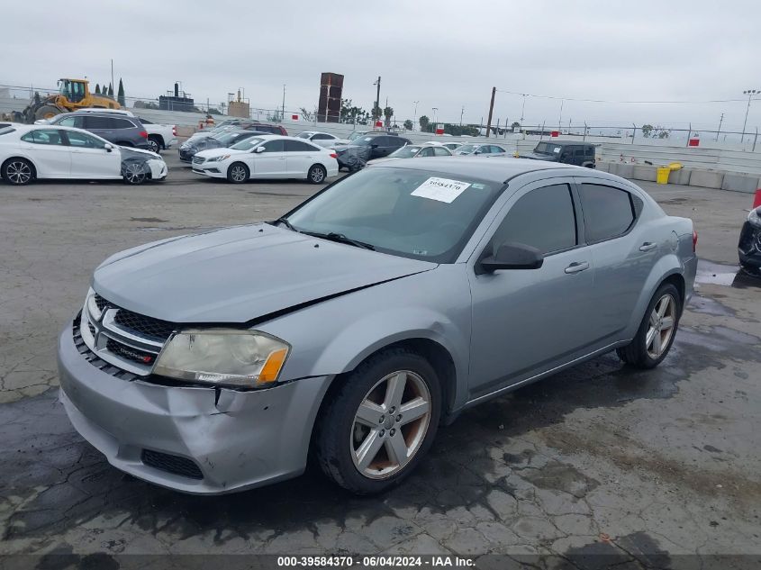 2013 Dodge Avenger Se VIN: 1C3CDZAB2DN665260 Lot: 39584370