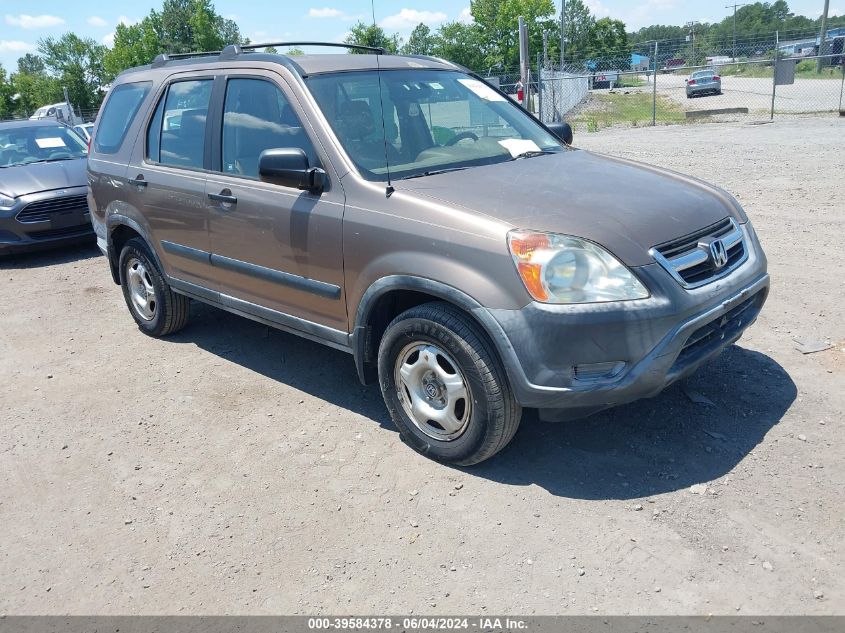 2002 Honda Cr-V Lx VIN: JHLRD68492C019852 Lot: 39584378