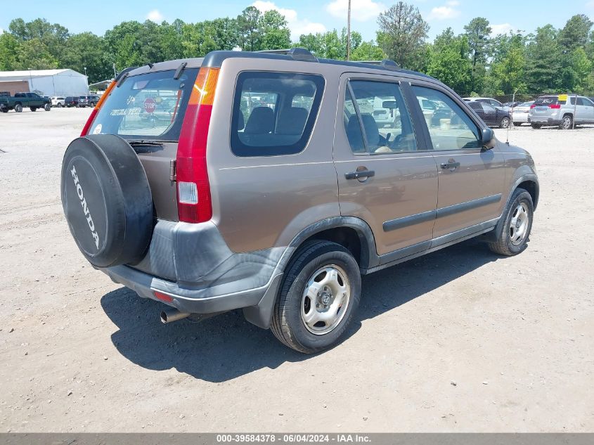 2002 Honda Cr-V Lx VIN: JHLRD68492C019852 Lot: 39584378