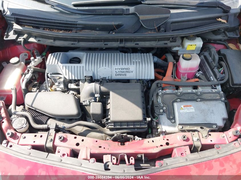 2010 Toyota Prius Iv VIN: JTDKN3DU1A5012252 Lot: 39584394