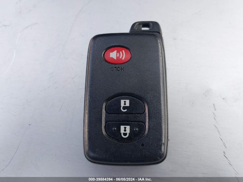 2010 Toyota Prius Iv VIN: JTDKN3DU1A5012252 Lot: 39584394