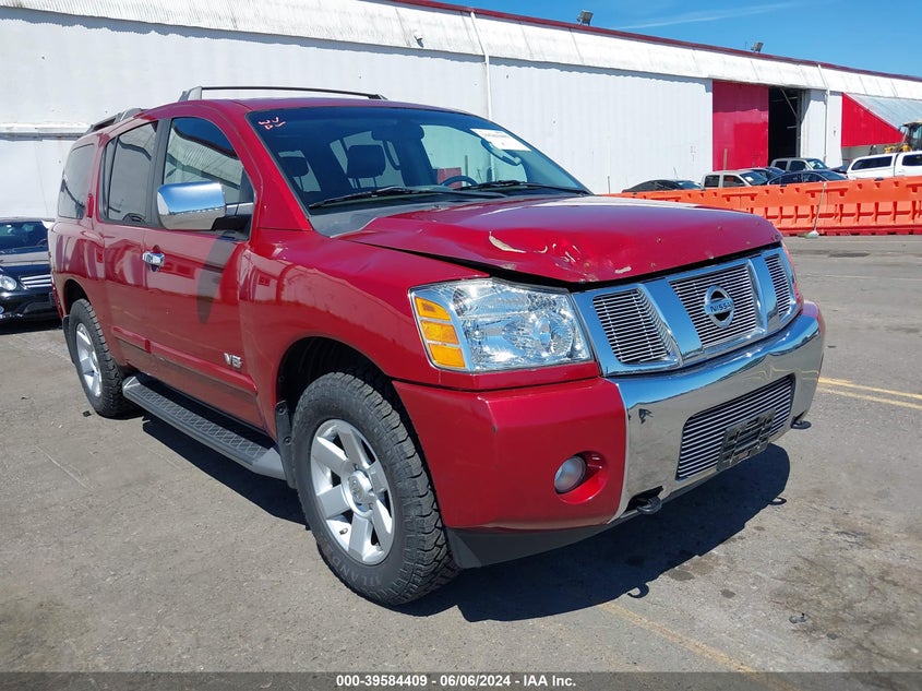 2005 Nissan Armada Le VIN: 5N1AA08B95N712939 Lot: 39584409