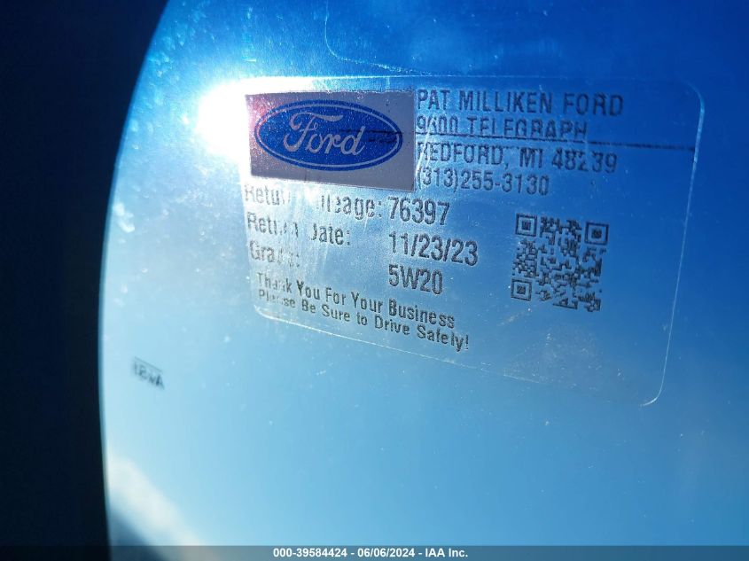 2013 Ford Taurus Limited VIN: 1FAHP2F84DG122600 Lot: 39584424