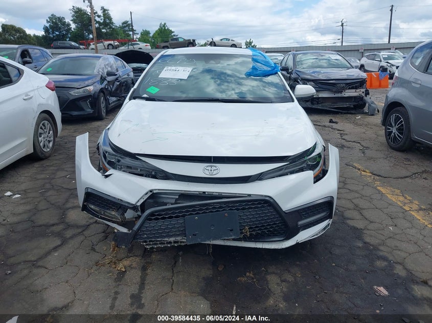 VIN 5YFS4RCE1LP041885 2020 TOYOTA COROLLA SE/NIGHT SHADE