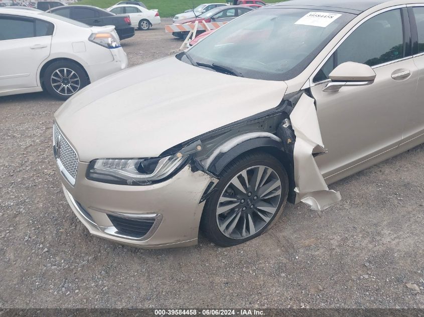 2017 Lincoln Mkz Hybrid Reserve VIN: 3LN6L5MU9HR650500 Lot: 39584458