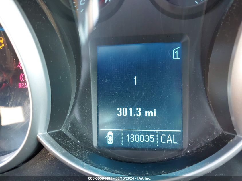 2011 Chevrolet Cruze Eco VIN: 1G1PK5S90B7221263 Lot: 39584485