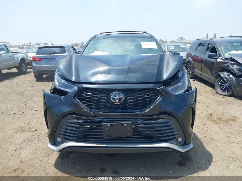 2024 Toyota Highlander Xse VIN: 5TDKDRBH7RS540587 Lot: 39584516
