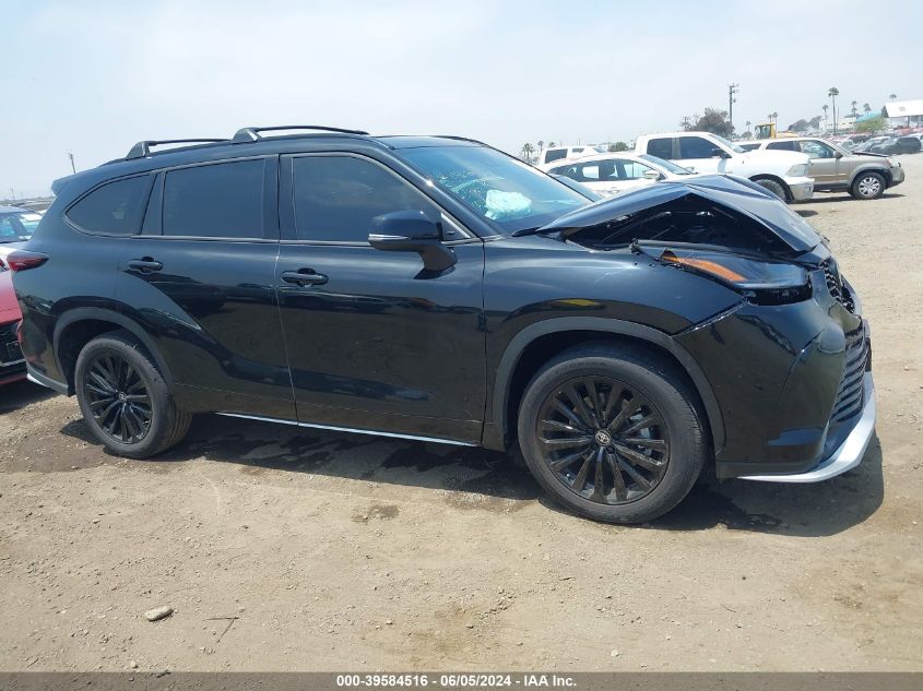 2024 Toyota Highlander Xse VIN: 5TDKDRBH7RS540587 Lot: 39584516