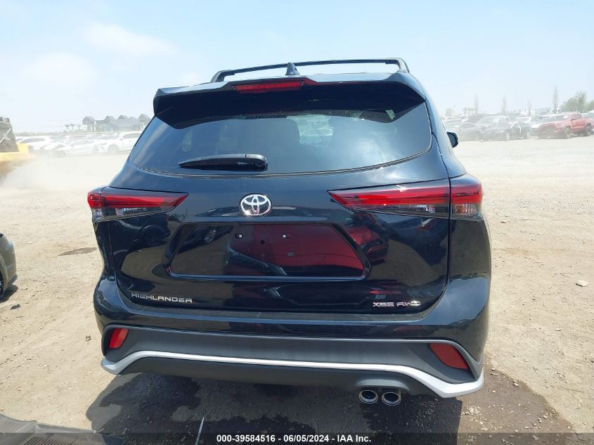 2024 Toyota Highlander Xse VIN: 5TDKDRBH7RS540587 Lot: 39584516
