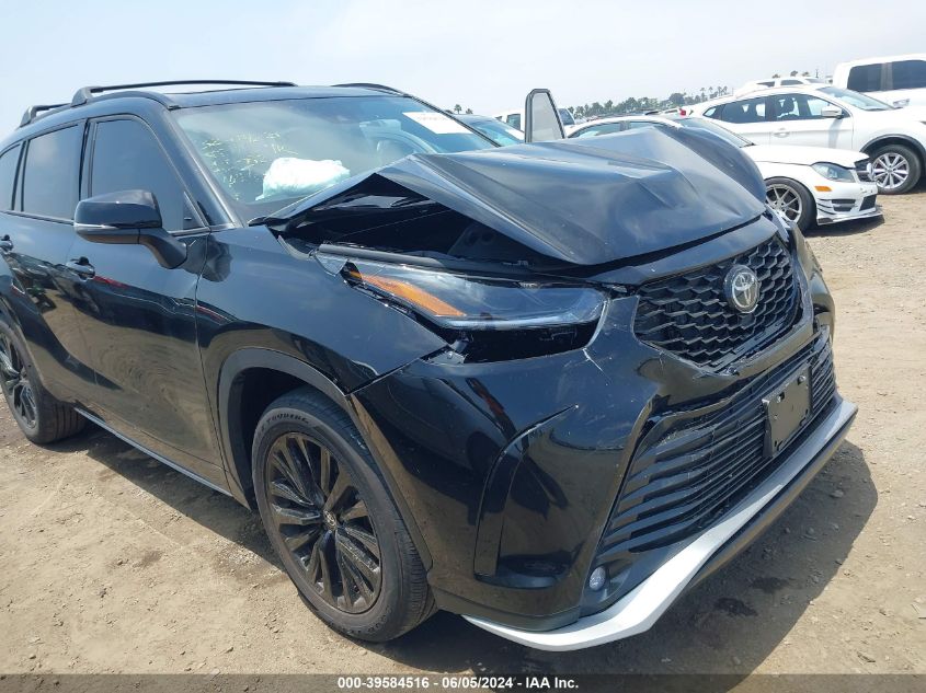 2024 Toyota Highlander Xse VIN: 5TDKDRBH7RS540587 Lot: 39584516