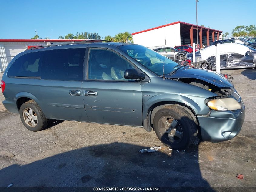 2007 Dodge Grand Caravan Sxt VIN: 2D4GP44L97R271339 Lot: 39584518