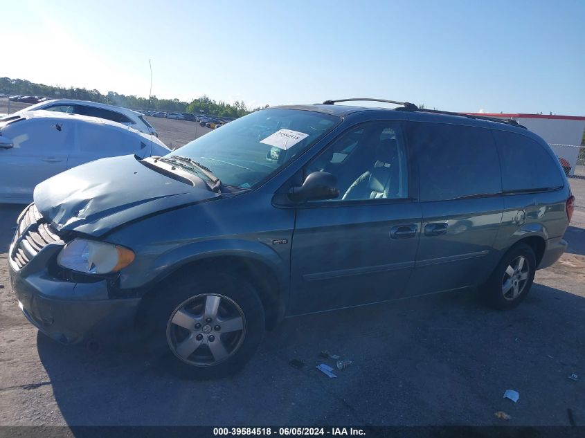 2007 Dodge Grand Caravan Sxt VIN: 2D4GP44L97R271339 Lot: 39584518