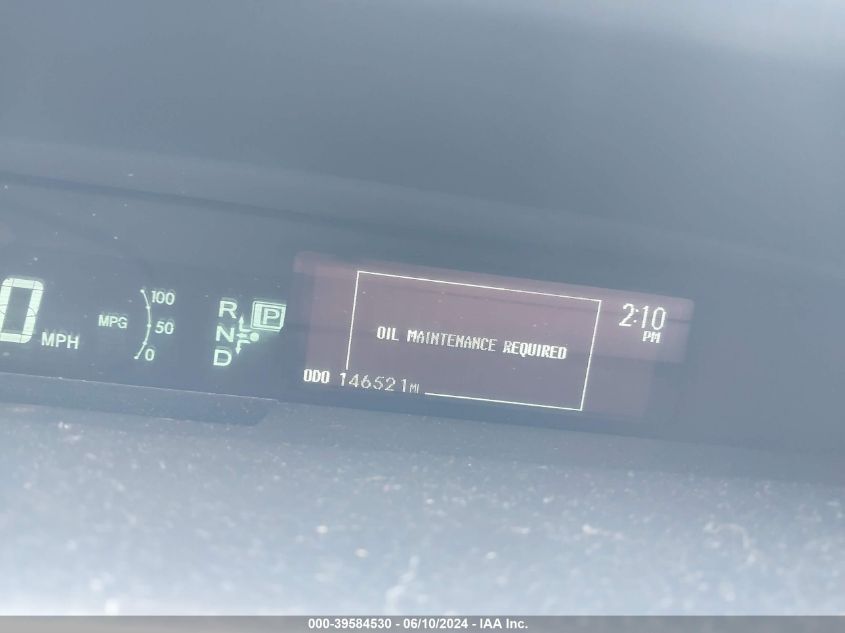 2010 Toyota Prius Iii VIN: JTDKN3DU2A1283697 Lot: 39584530